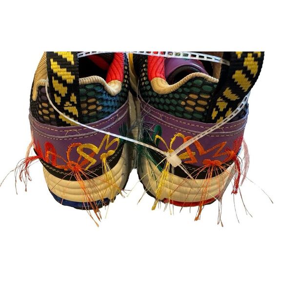 Adidas EQT Support 93 Womens 11 Sean Wotherspoon Black/Red/Violet/Yellow 2022 - Picture 5 of 13